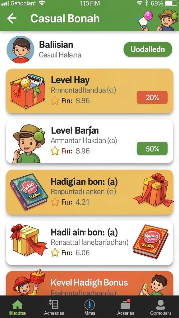 Tampilan antarmuka yang user-friendly dan menarik.