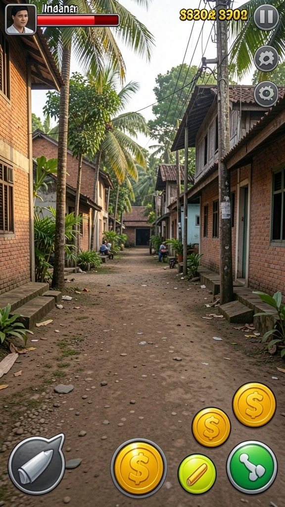 Tampilan antarmuka yang sederhana dan menarik.