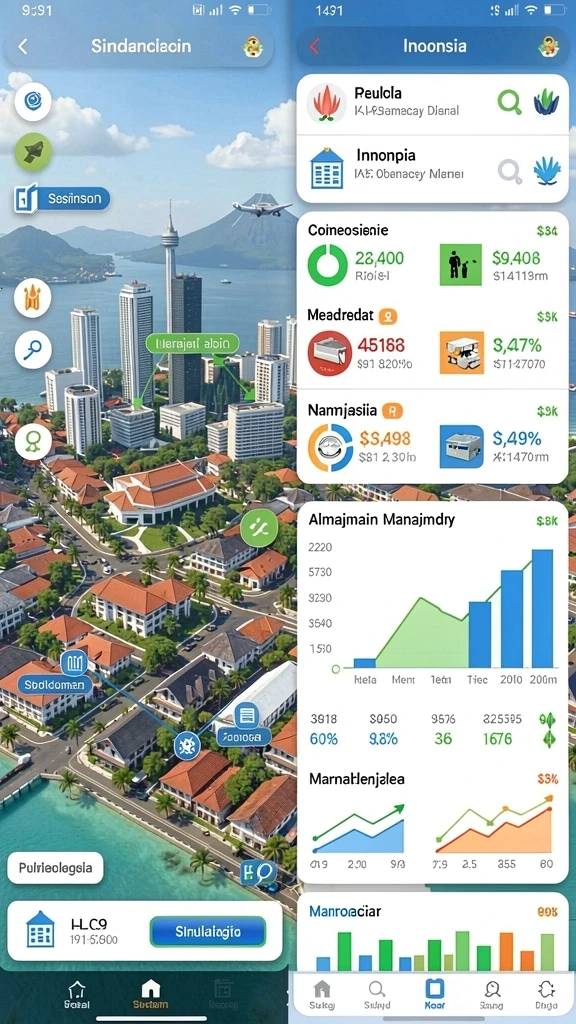 Fitur kompetisi online yang memungkinkan pemain bersaing.