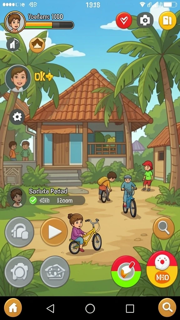 Komunitas aktif membantu pemain baru.