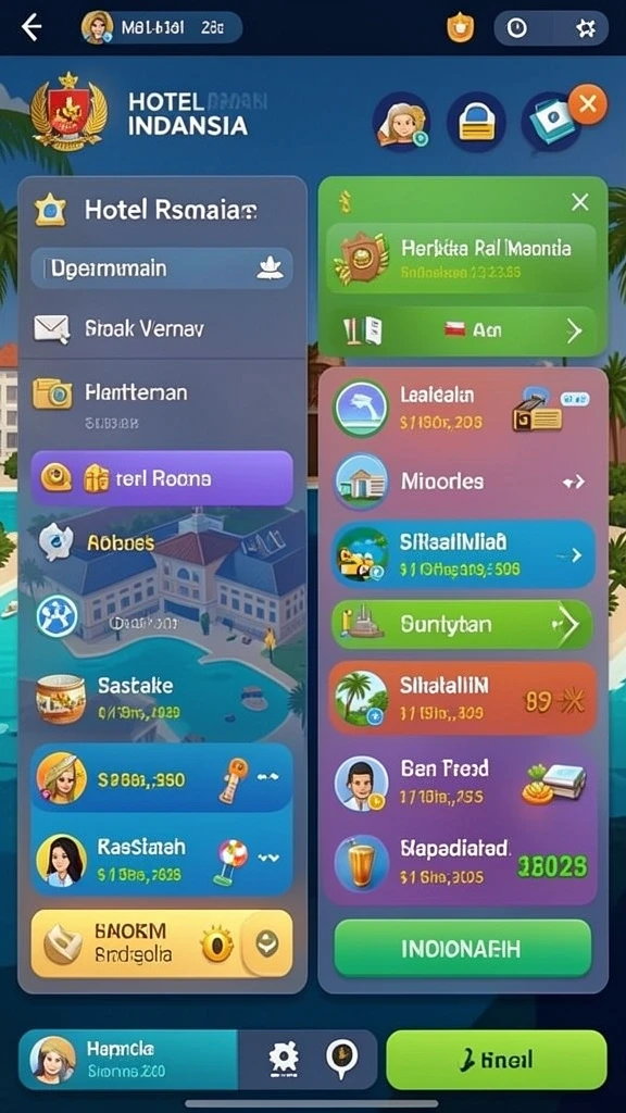 Tampilan awal yang menarik dan intuitif.