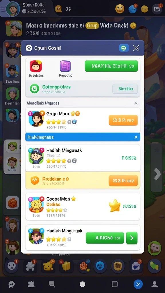 Karakter unik dengan kemampuan yang beragam.