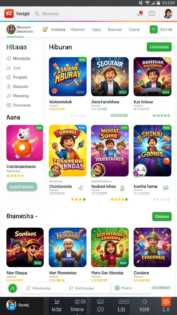 Mode permainan yang penuh tantangan dan seru.