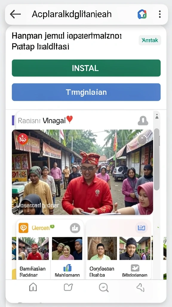 Tangkapan layar menunjukkan grafis yang memukau.