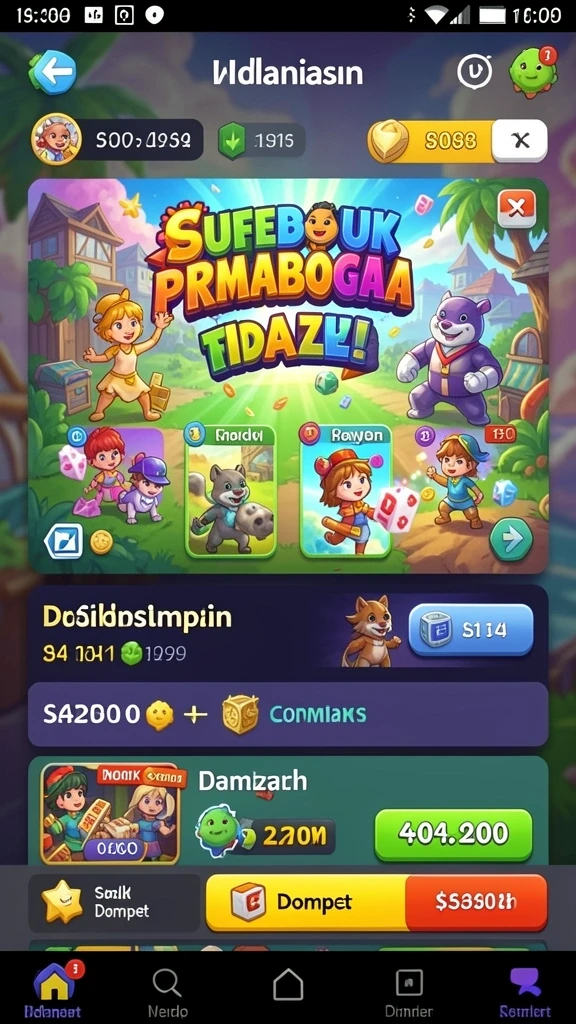 Pengalaman bermain yang seru dan interaktif.