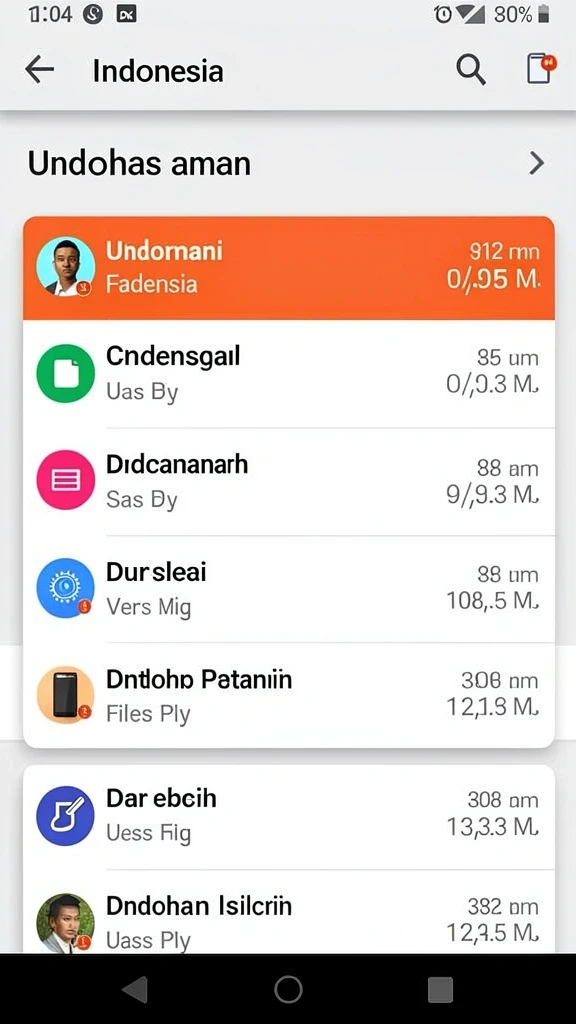 Statistik permainan yang menunjukkan kemajuan pemain.