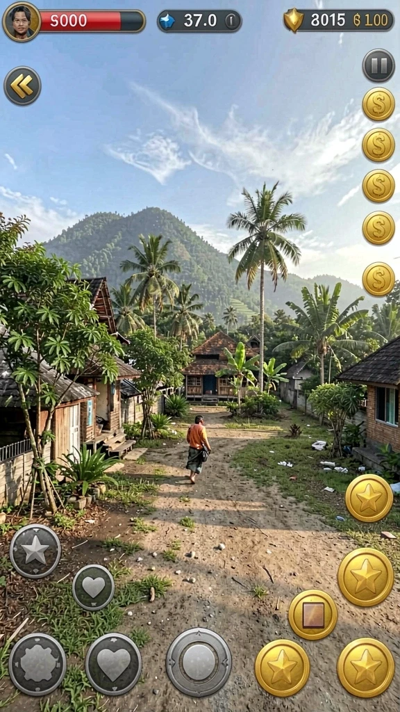 Tampilan antarmuka aplikasi OLLO4D yang modern.