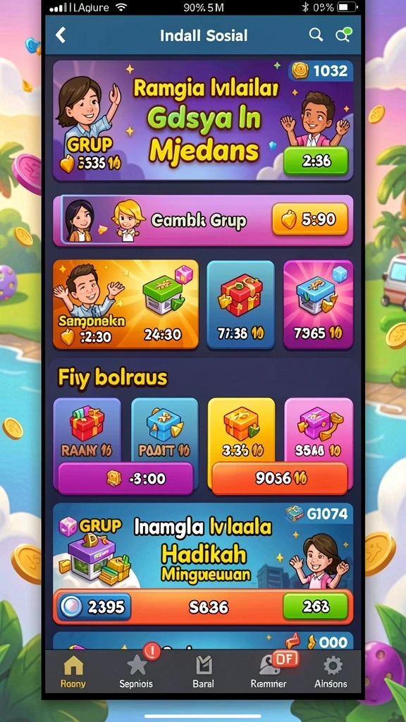 Karakter-karakter unik untuk dipilih.