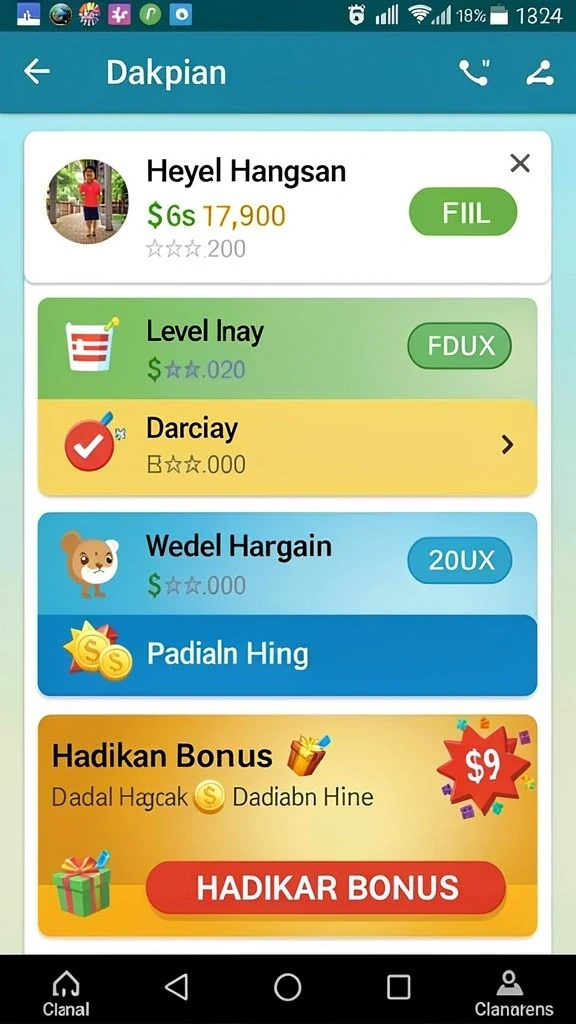 Berbagai jenis permainan untuk meningkatkan pengalaman bermain.