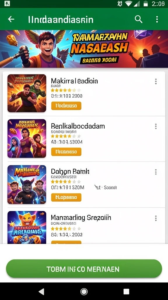 Fitur interaksi sosial yang memungkinkan bermain bersama teman.