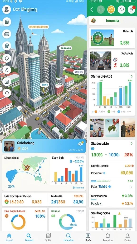 Fitur interaktif yang memungkinkan pemain bersosialisasi.