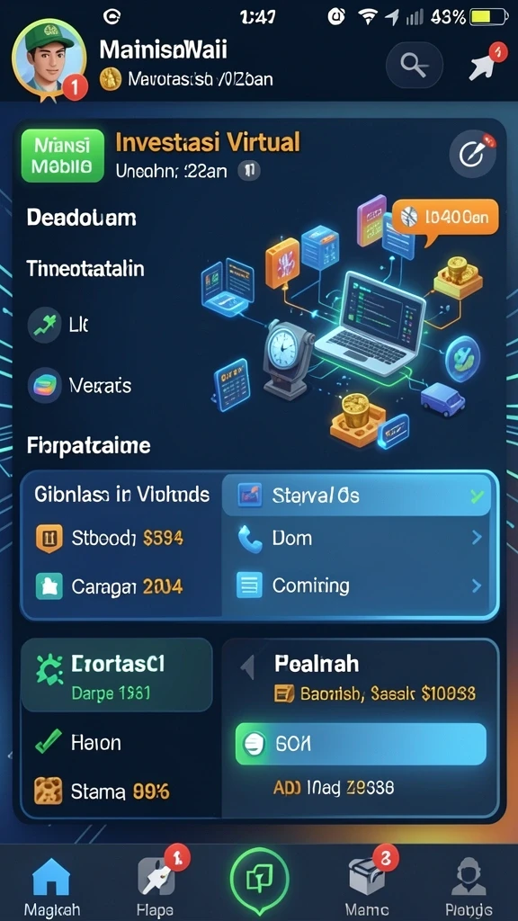 Pemenang hadiah menarik di papan leaderboard.