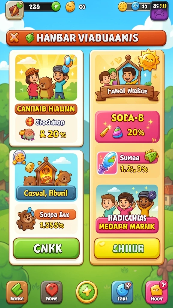 Pesan kemenangan setelah menyelesaikan misi.