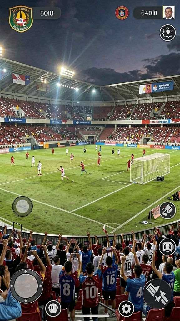Tangkapan layar menunjukkan grafis game yang memukau.