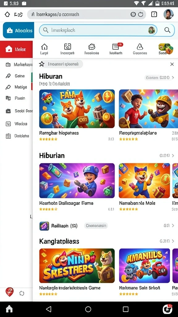 Beragam permainan slot dengan grafik menawan.