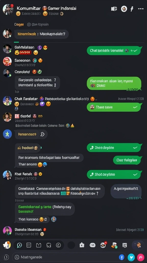 Berbagai karakter dengan keahlian unik.